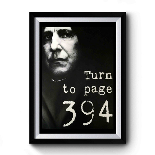 Turn To Page 394 Premium Poster
