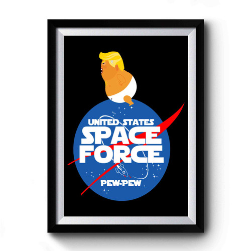 United Space Force Pew Pew Premium Poster