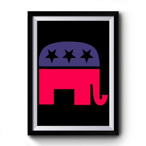 Vintage Republican Elephant Election Premium Poster