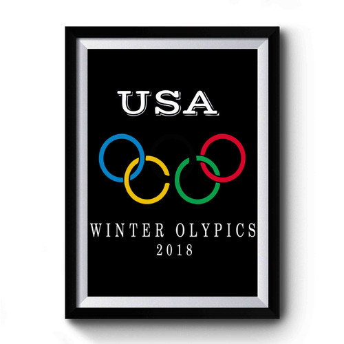 Winter Olympics Shirt 2018 Team Usa Premium Poster