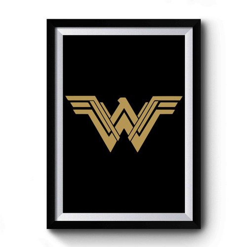 Wonder Woman Justice League Symbols Premium Poster