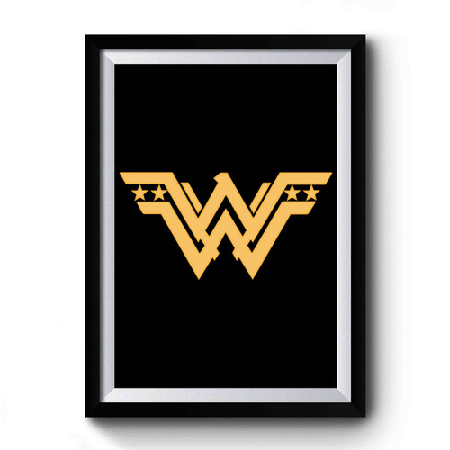 Wonder Woman New Logo Justice League Premium Poster