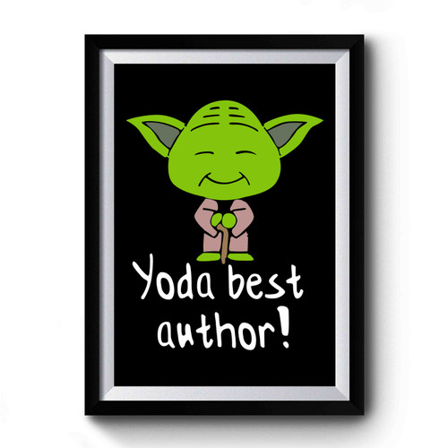 Yoda Best Author Star Wars Premium Poster
