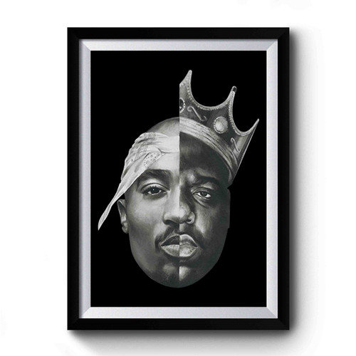 2pac X Notorious B.I.G. Premium Poster