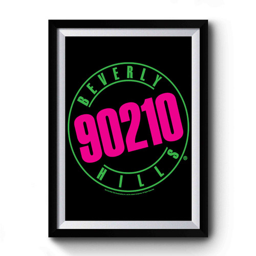 90210 Color Blend Logo 2 Premium Poster