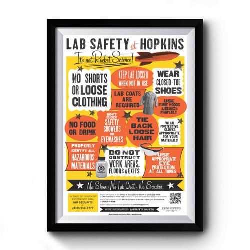 A Lab Safety Premium Poster