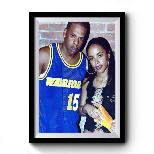 Aaliyah And Jay Z Premium Poster
