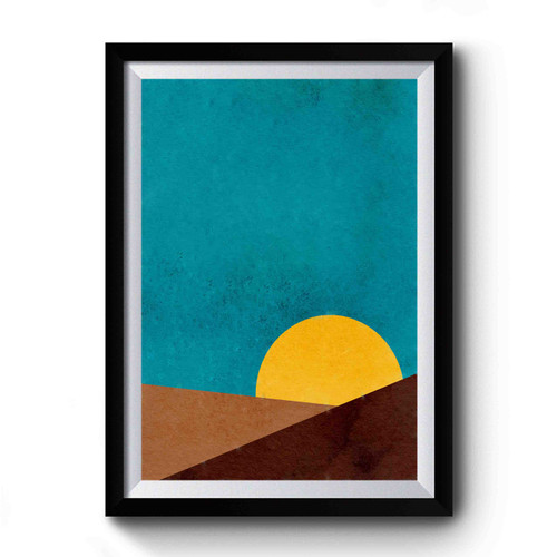 Abstract Sunrise Design Premium Poster