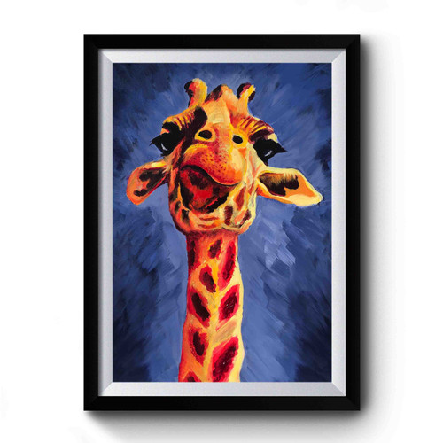 Acrylic Giraffe Premium Poster