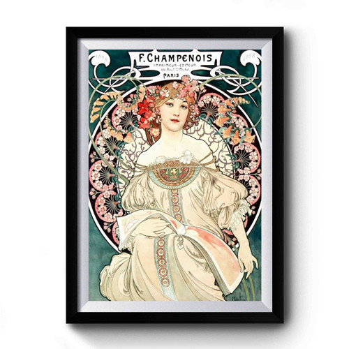 Alphonse Mucha Champenois Premium Poster