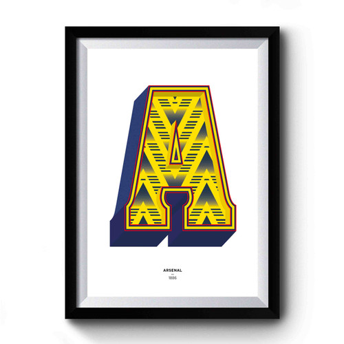 Arsenal Pattern Design Premium Poster Arsenal Pattern Design Premium Poster