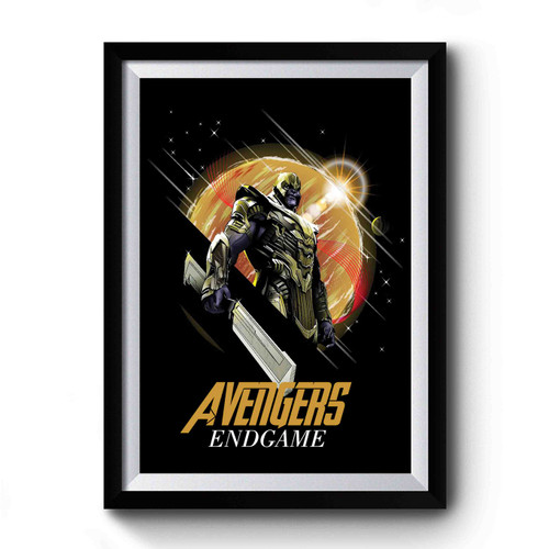 Avengers Endgame Thanos Avengers Marvel Comics Supervillain Premium Poster