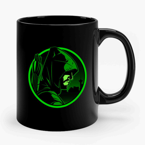 Arrow Dc Comics Green Arrow Inspired Ceramic Mug