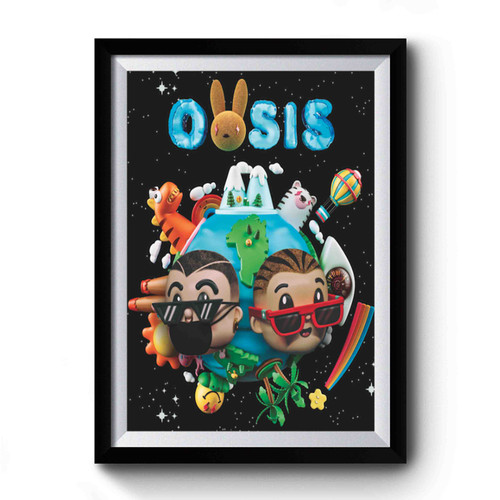 Bad Bunny J Balvin Oasis Premium Poster