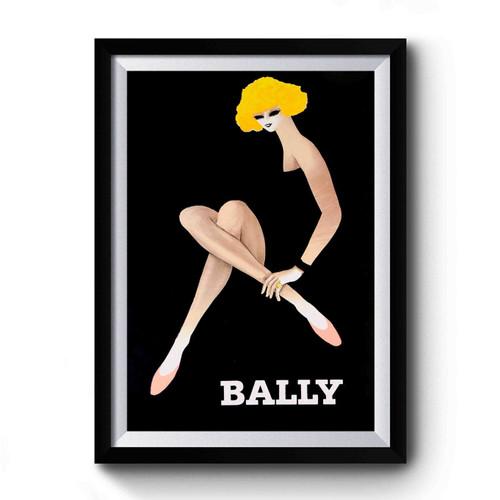 Bally Lady Black Premium Poster