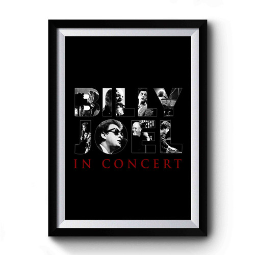 Billy Joel In Concert Concert Music Legend Premium Poster