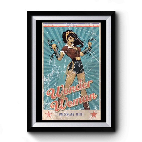 Bombshells Wonder Woman Cover Premium Poster