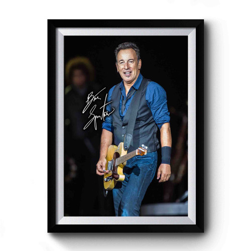 Bruce Springsteen Signed Autograph Premium Poster