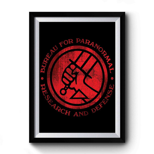 Bureau For Paranormal Research And Defense Premium Poster
