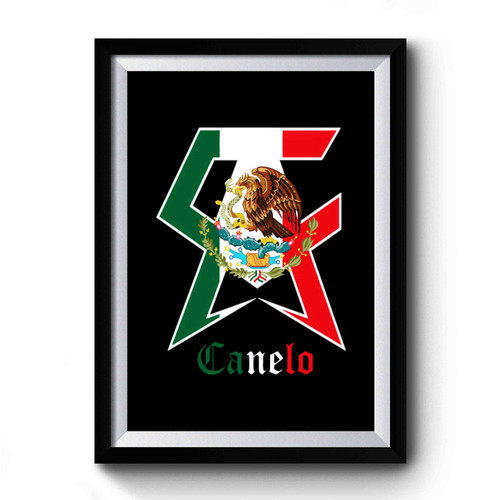 Canelo Alvarez Logo Premium Poster