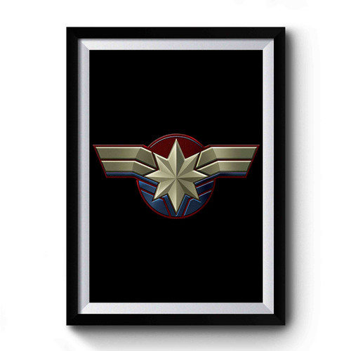 Captain Marvel Logo Premium Poster