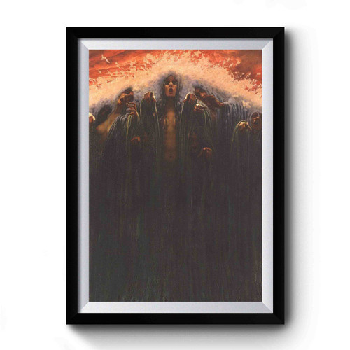 Carlos Schwabe The Wave Angel Of Death Premium Poster