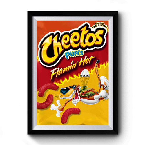 Cheetos Puffs Flavour Flamin Hot Premium Poster