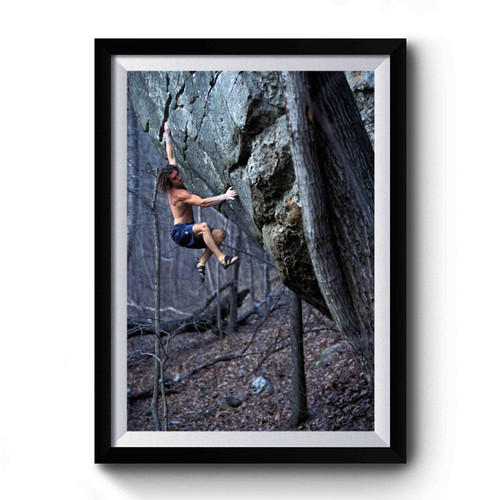 Climbing In The Ozarks Premium Poster