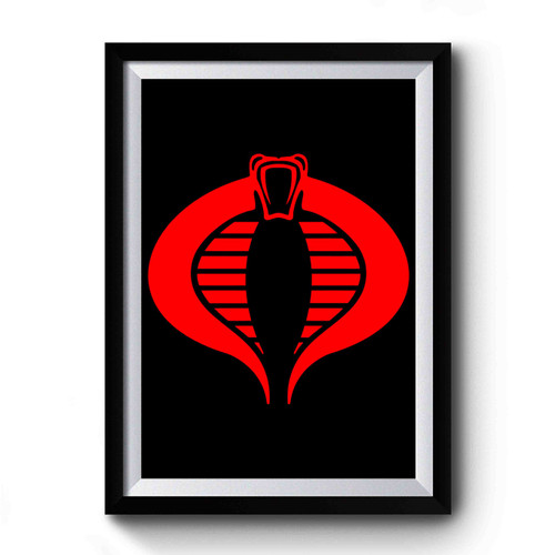 Cobra Commander Logo Premium Poster