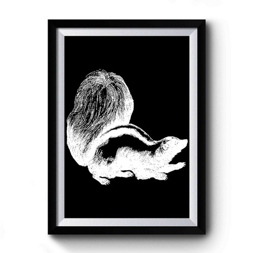 Cute Skunk Premium Poster