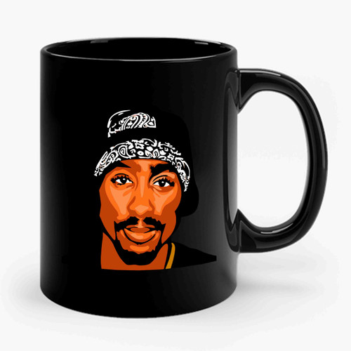 Rap King 2pac Tupac Thug Life Legend Hiphop Ceramic Mug