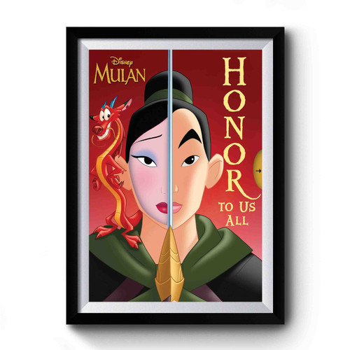 Disney Mulan Honor To Us All Premium Poster