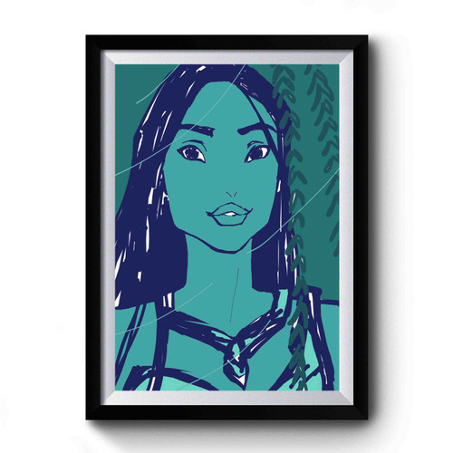 Disney Pocahontas Face 1 Premium Poster