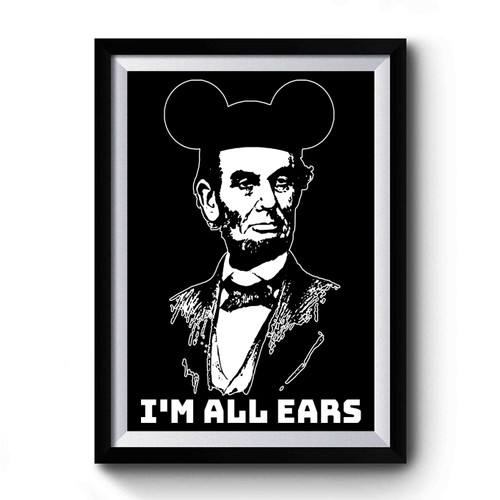Disney World Abraham Lincoln Premium Poster