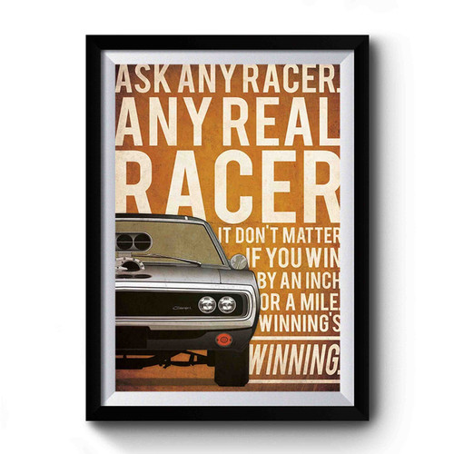 Dodge Racer Quoted Premium Poster