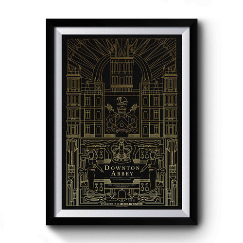 Downton Abbey Lineography Style Premium Poster