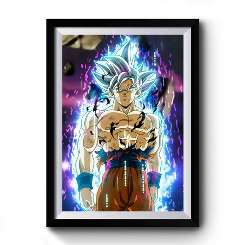 Dragon Ball Goku Songoku Ultra Instinct Premium Poster