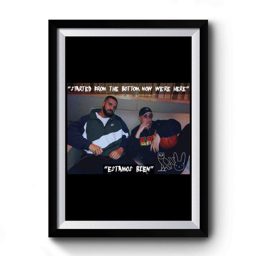 Drake X Bad Bunny Premium Poster
