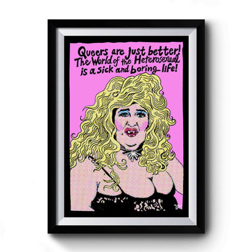 Edith Massey As Aunt Ida Queers Are Just Better Premium Poster