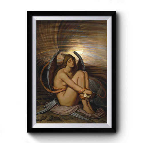 Elihu Vedder Soul In Bondage Premium Poster