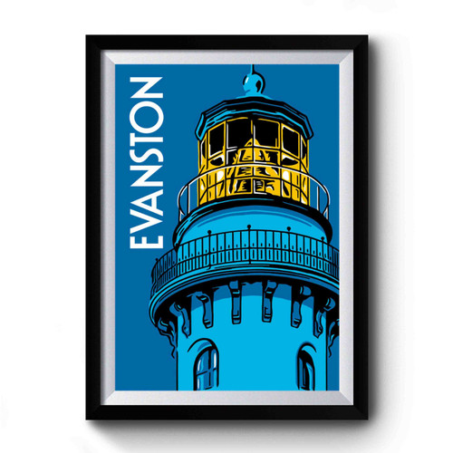 Evanston Neighborhood Premium Poster