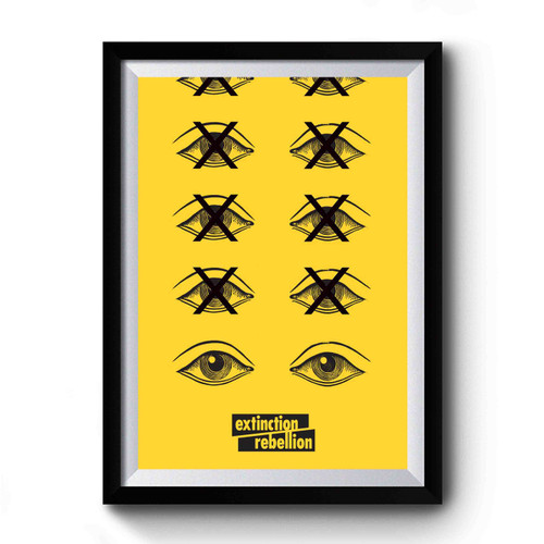 Extinction Rebellion Protest Against Climate Premium Poster