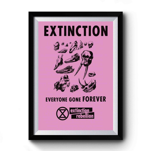 Extinction Rebellion Protests Support Premium Poster