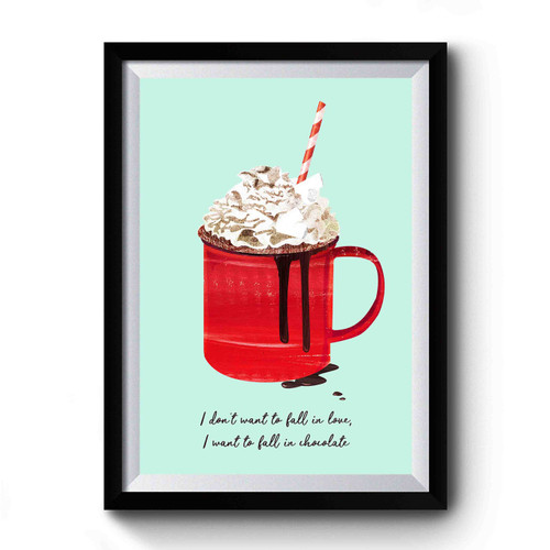 Fall In Chocolate Christmas Premium Poster