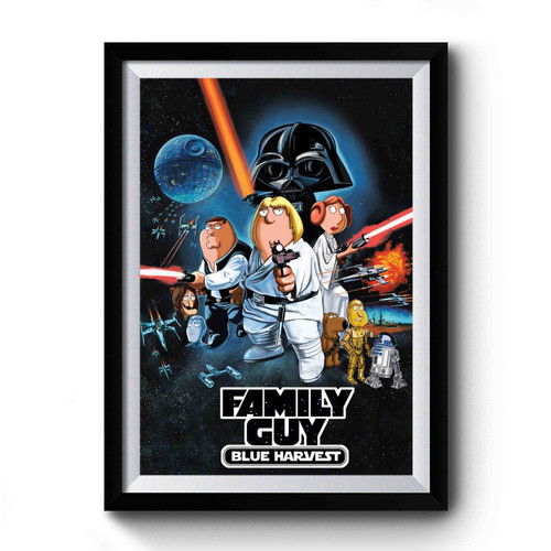 Family Guy Star Wars Spoof Stewie As Darth Vader Premium Poster