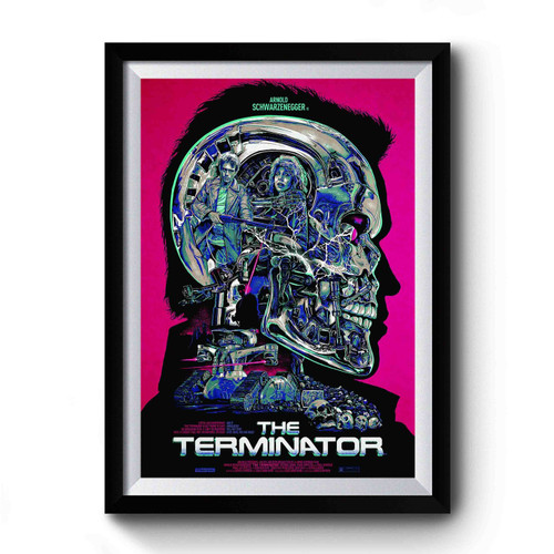 Fan Art With Terminator Movie Premium Poster