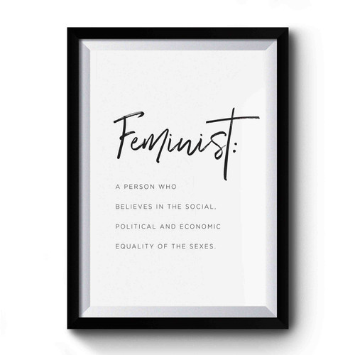 Feminist Definition Premium Poster