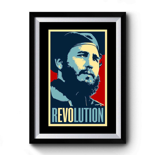 Fidel Castro Cuban Revolutionary Premium Poster