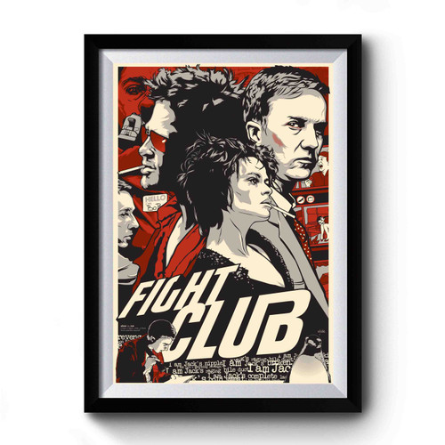 Fight Club Movie Premium Poster