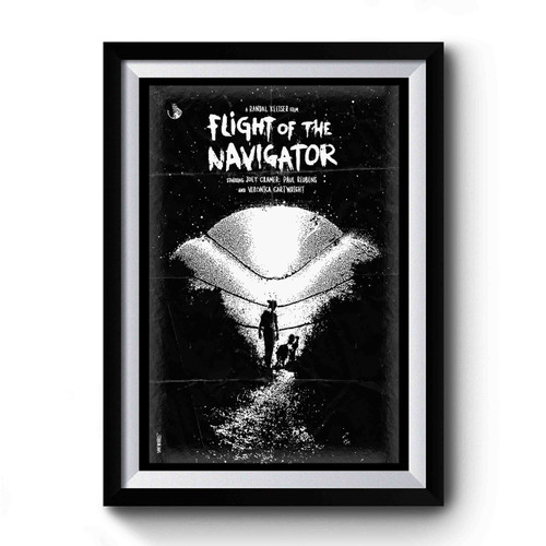 Flight Of The Navigator Retro Premium Poster